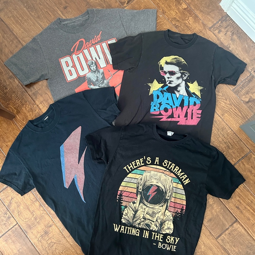 David Bowie tee bundle